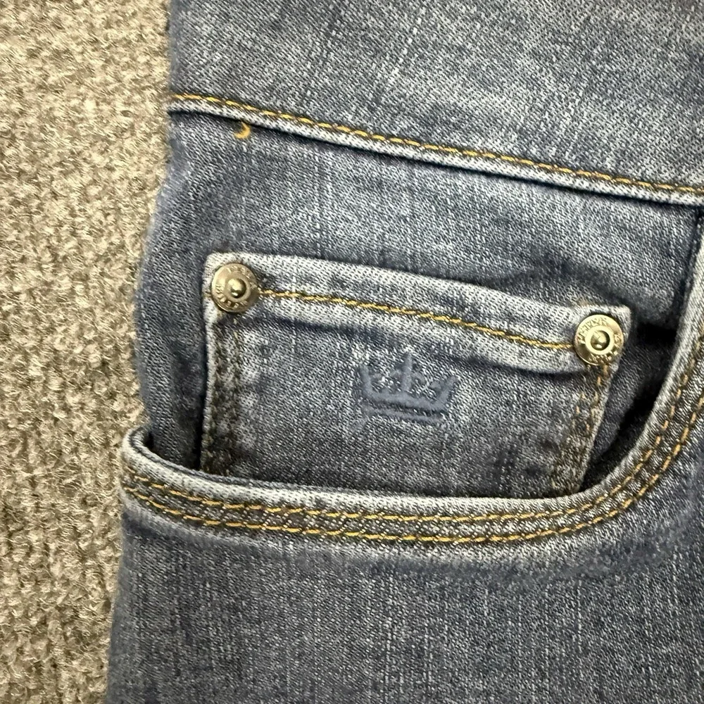 Peter Millar Jeans Mens 38x34 Blue‎ Stretch Denim Mid Rise Straight Crown